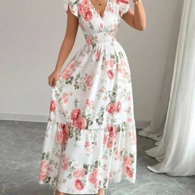 Vestido sin mangas estilo europeo