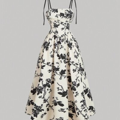 Vestido con estampado floral