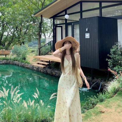 Vestido estilo francés