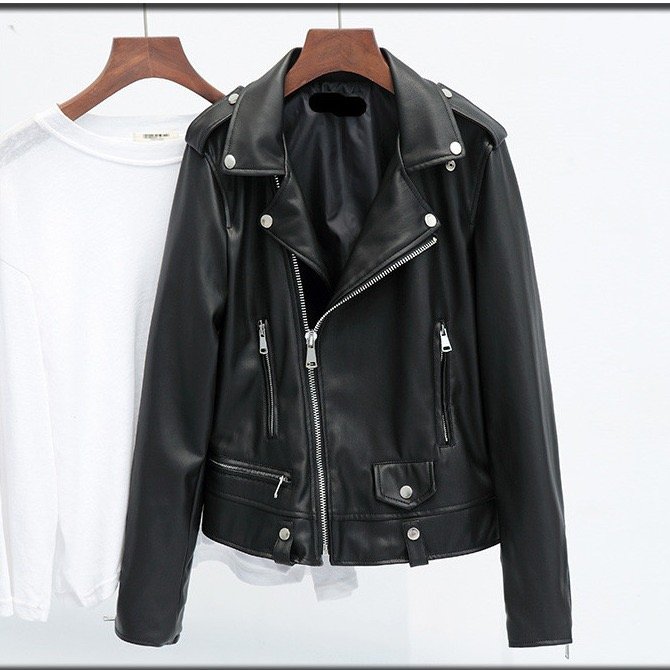 Chaqueta de cuero para mujer - Imagen 4
