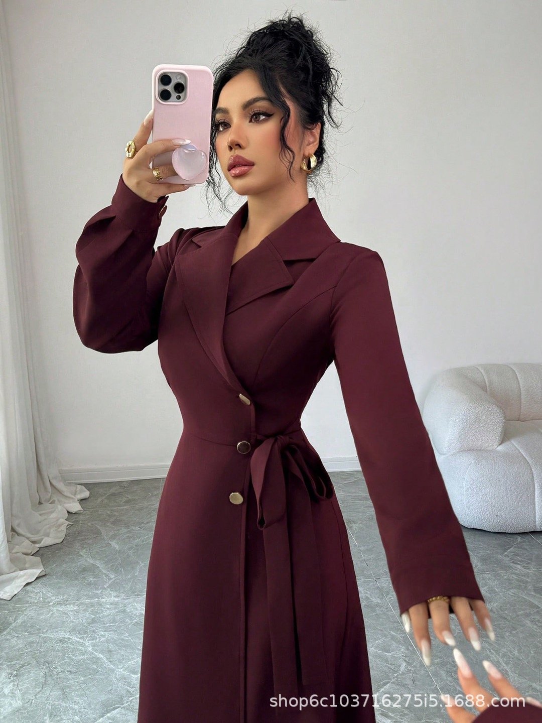 Vestido blazer elegante - Imagen 4