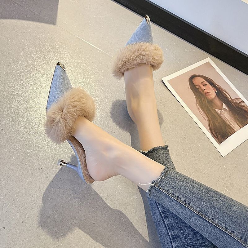 Tacon Slingback Cozy Glam