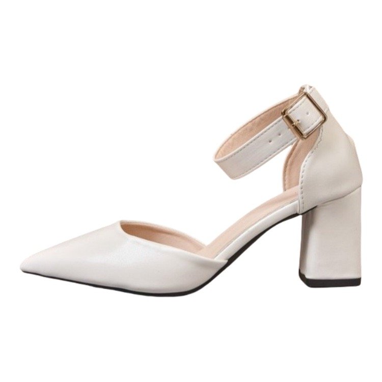 Tacón Blanco Elegance - Imagen 3