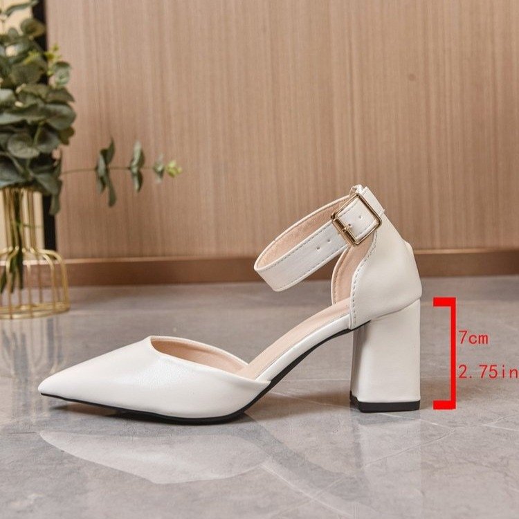 Tacón Blanco Elegance - Imagen 4