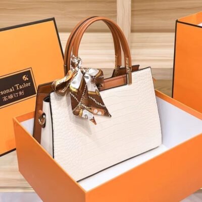 Bolso patrón de cocodrilo