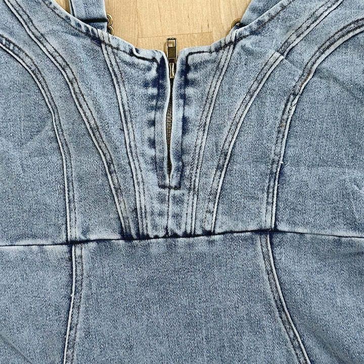Vestido Denim Elegance Midi - Imagen 5
