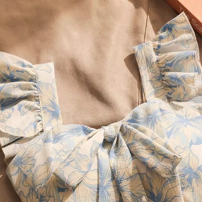 Top Floral con Moño Frontal - Imagen 3